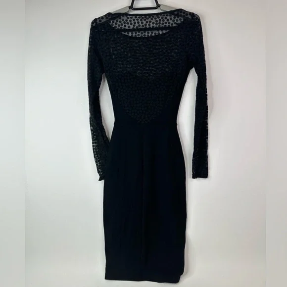 American apparel sheer midi bodycon dress, small - Picture 5 of 13